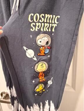 Peanuts Cosmic Spirit Tie-Dye Jogger Sweatpants